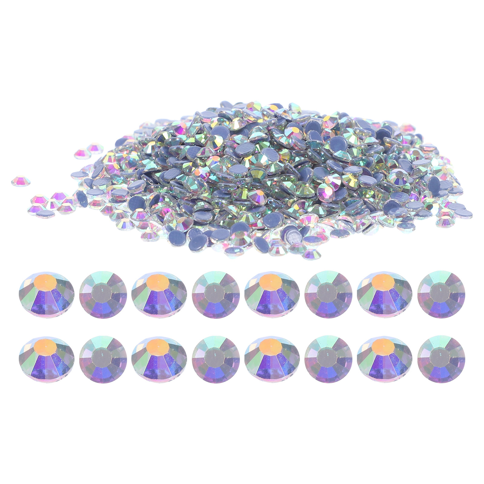 Embellishment Glue Craft - 2880Pcs Hot Melt Rhinestones Flatback Glass