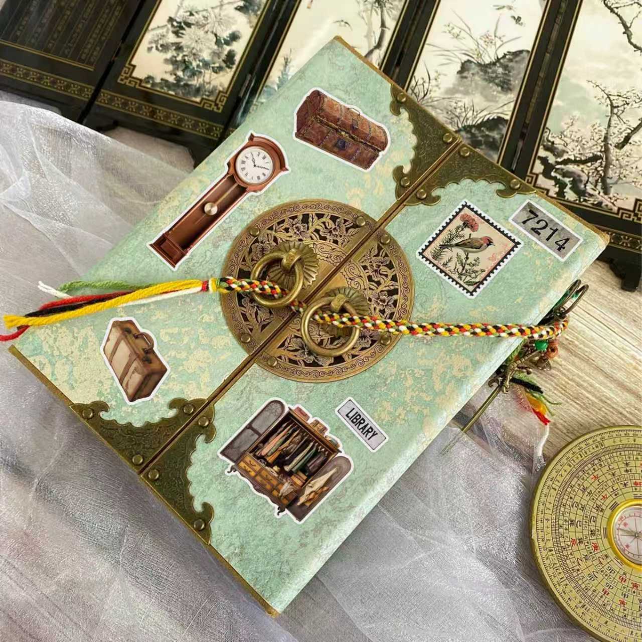 Vintage Trinkets Sticker Books - Embellishments For Scrapbooking ulasan dan harga