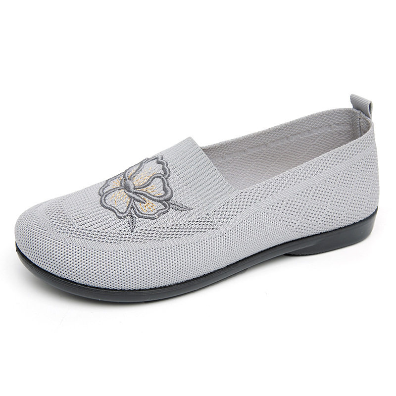Women Knit Slip On Loafers Flo - Embellish Knit ulasan dan harga