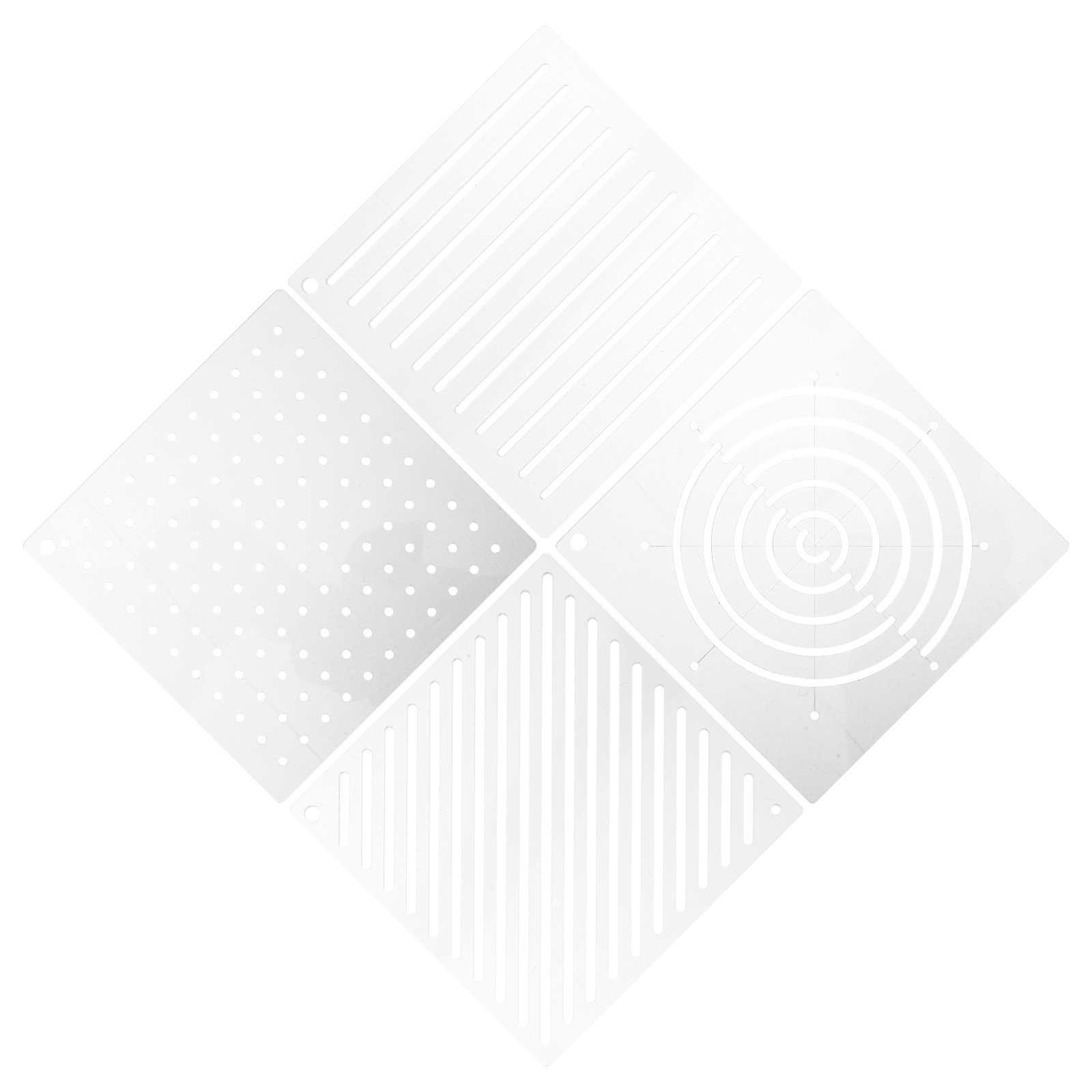 4Pcs Acrylic Quilting Template - Embroidery Craft ulasan dan harga