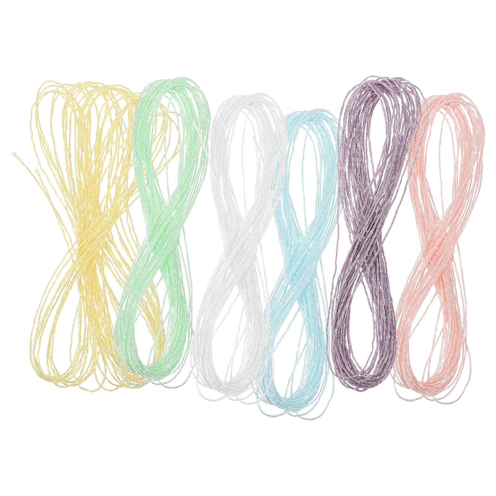 6 Rolls DIY Pearlescent Embroi - Embroidery Craft ulasan dan harga