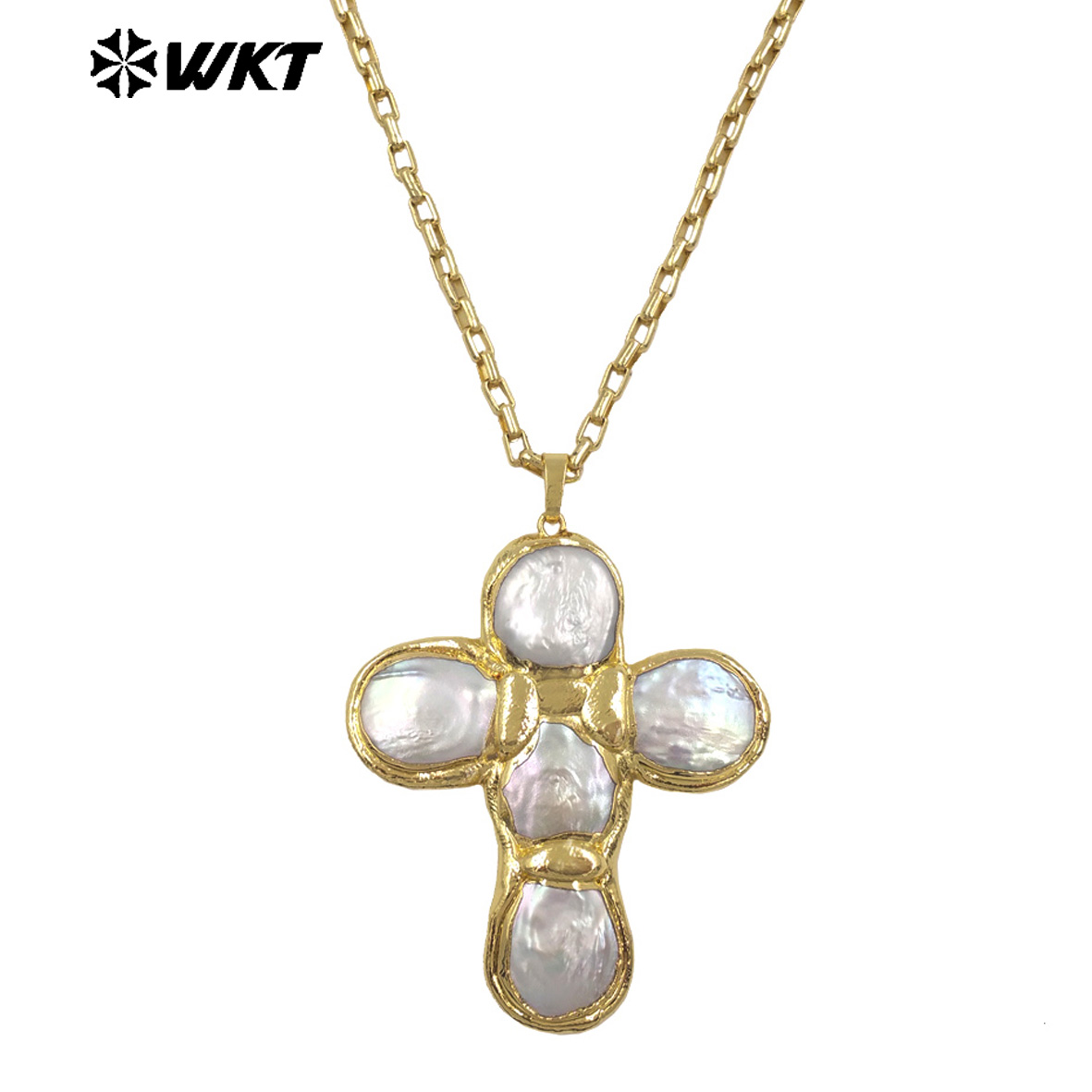 WT-JN349 Newest Design Natural - Pearl Trim Chain ulasan dan harga