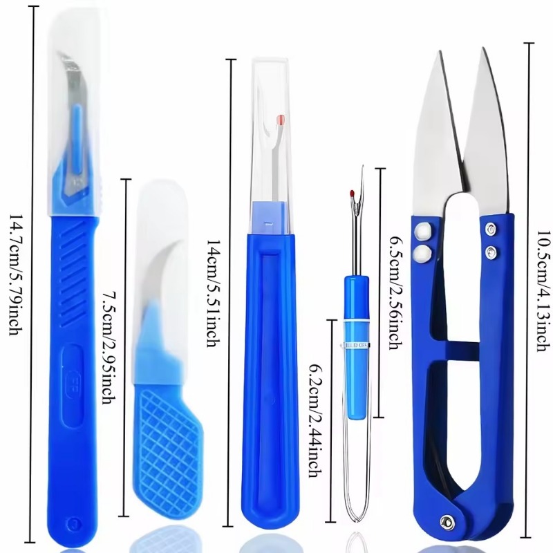 5pcs Sewing Seam Ripper Set St - Embroidery Craft ulasan dan harga